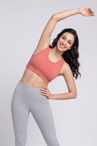 Zelocity Medium Impact Quick Dry Sports Bra - Rose Dawn — thumbnail 6